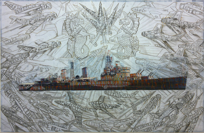 HMS Belfast by Hew Locke