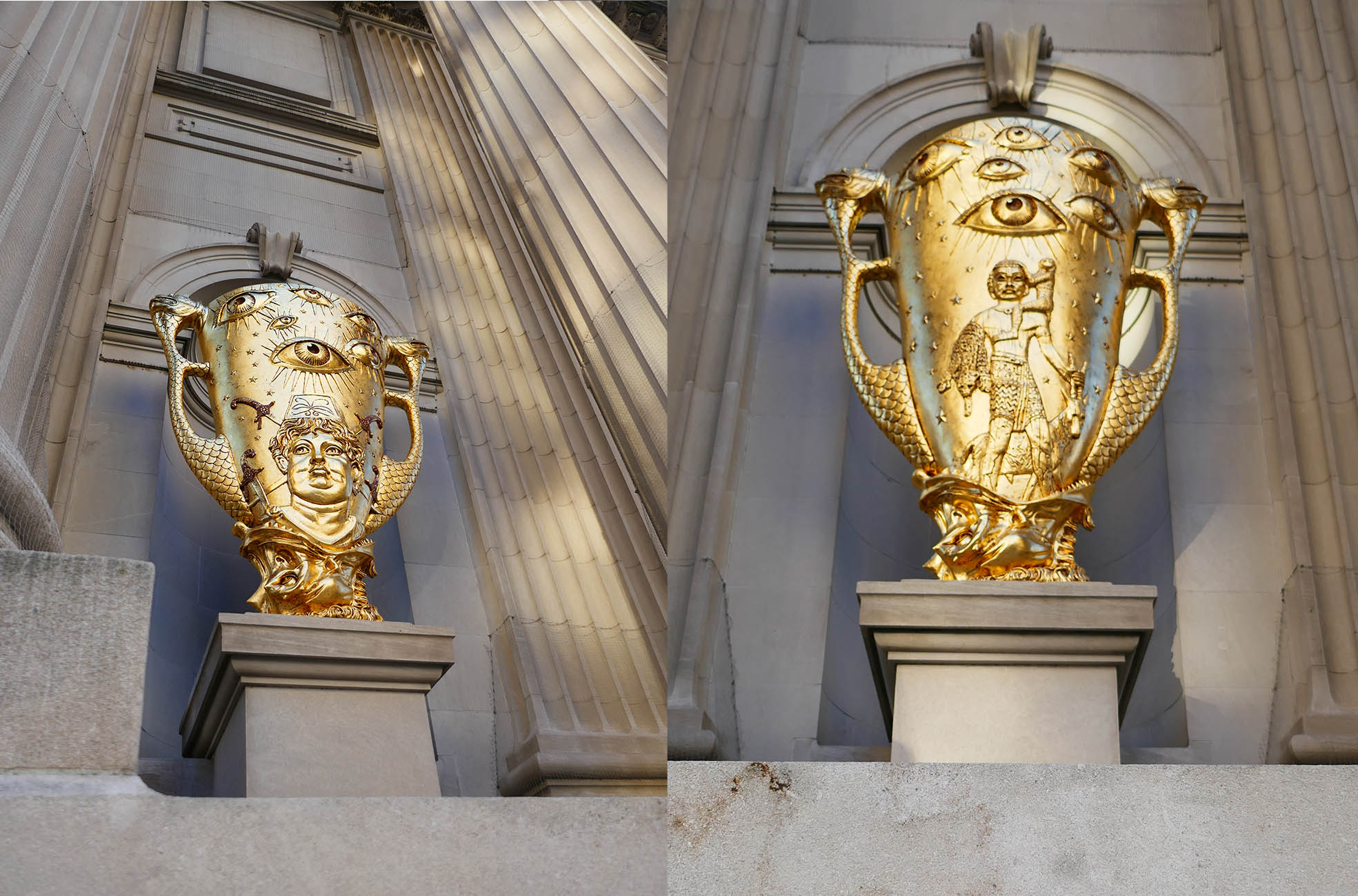 Gilt artwork - trophy 1 & 4